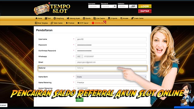 Pencairan Saldo Referral Akun Slot Online